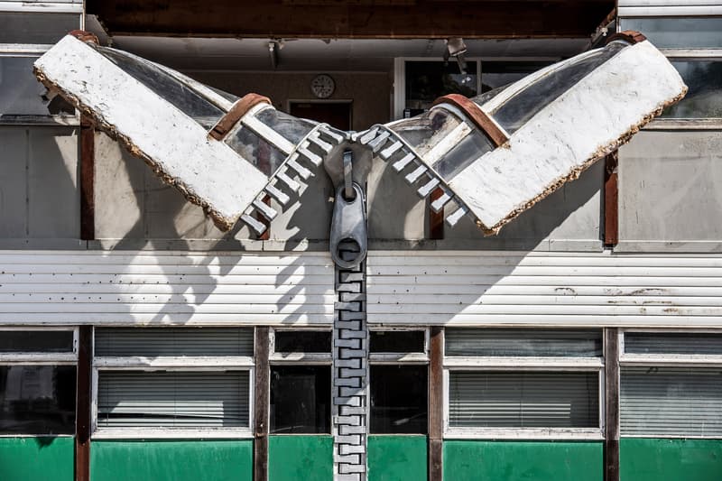 alex chinneck zipper installation open to the public sculpture artworks