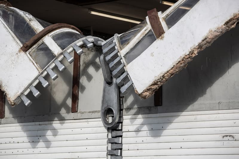 alex chinneck zipper installation open to the public sculpture artworks