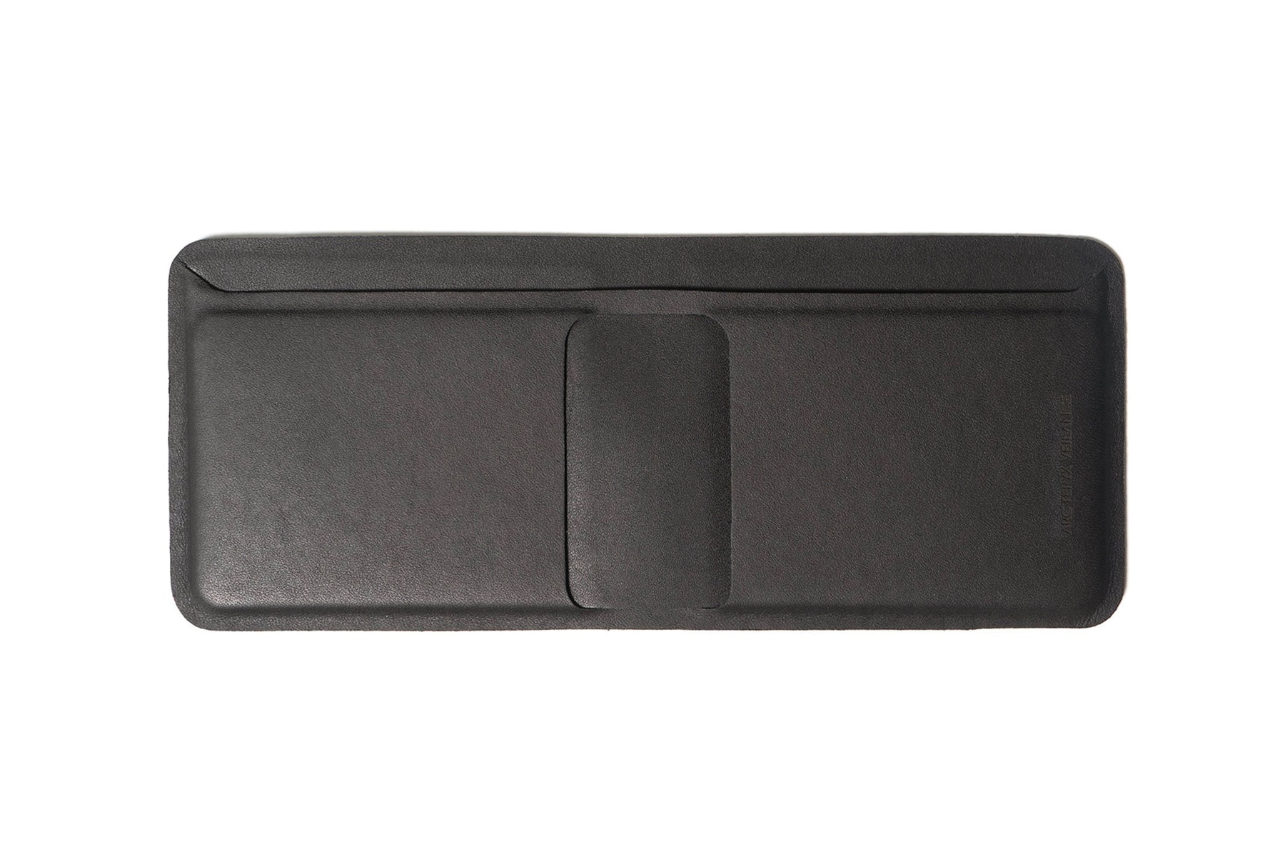 Arc’teryx Veilance Engineered Leather Accessories Spring Summer 2018 Casing Card Wallet Black Billfold 78mm 89mm Passport Wallet