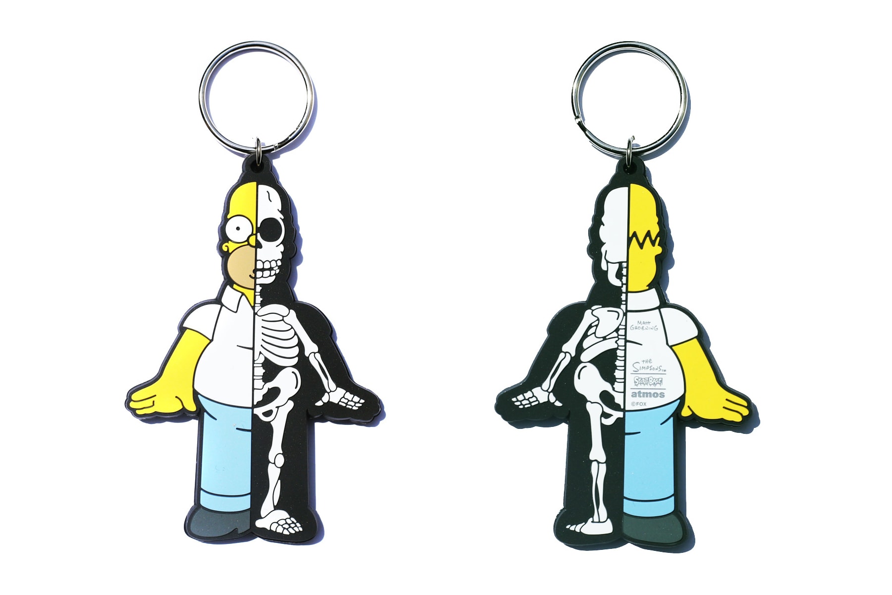 atmos LAB The Simpsons Secret Base Keychains fox accessories toys