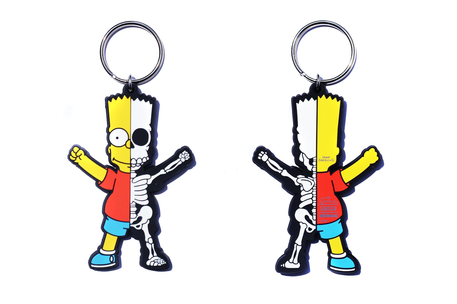 atmos LAB The Simpsons Secret Base Keychains fox accessories toys