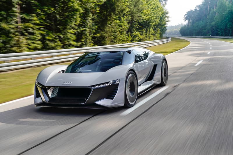 audi pb18 e tron electric concept car pebble beach race car supercar automotive design