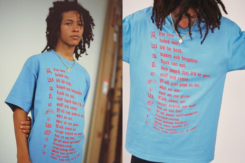 Awake NY mid spring Summer 2018 T-Shirts Lookbook Coral Ether NAS Goldfish collection graphic angelo baque