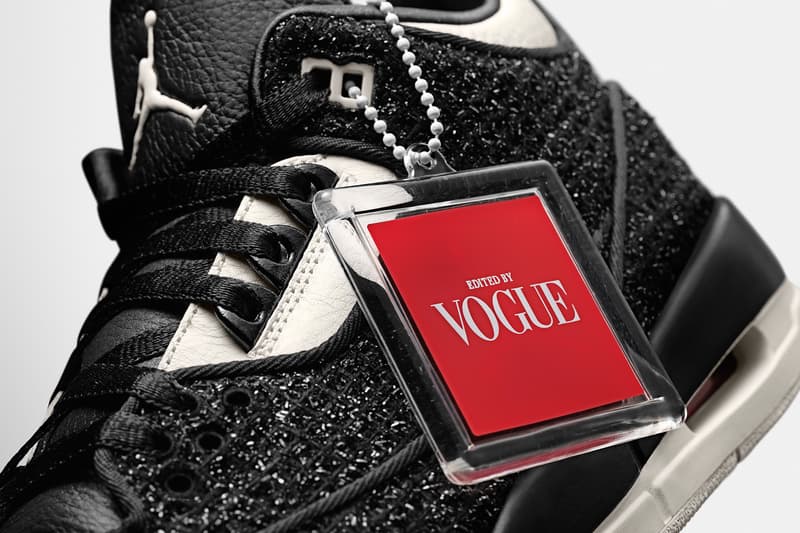 awok air jordan 3 anna wintour vogue 2018 september black red footwear