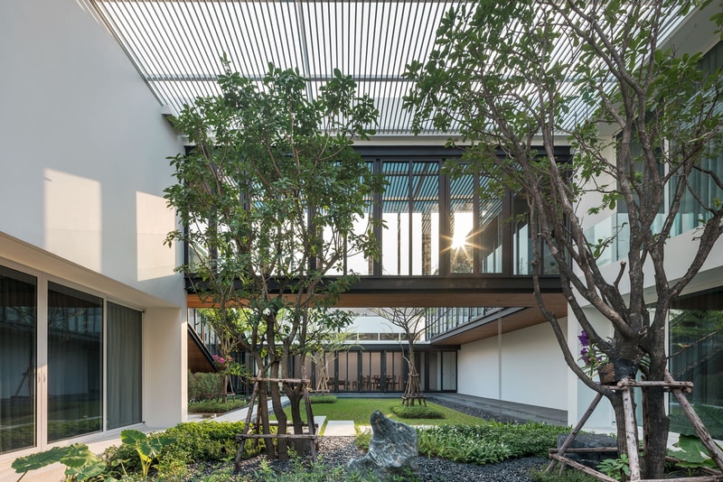 BAAN RORB Integrated Field Thailand Homes Houses Modern Interior Exterior Design Gardens Wooden Architecture Architects