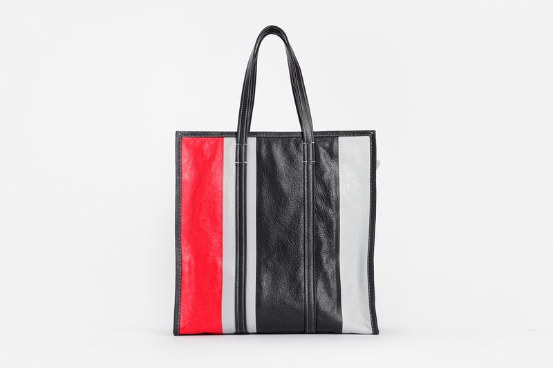Balenciaga Fall Winter 2018 collection Leather Tote Bags accessories release info black grey yellow red