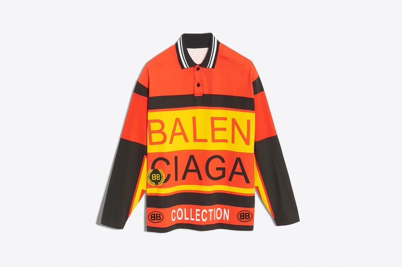 Balenciaga's "All Over Logo" Polo Features Oversized Branding & Fit