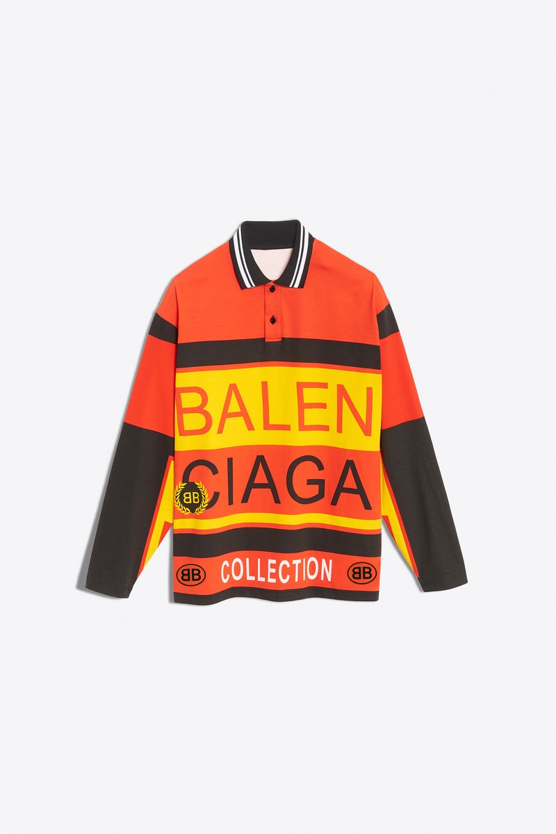 balenciaga all over logo polo fashion 2018