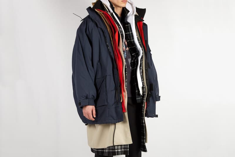 Balenciaga Fw18 Seven Layer Parka Coat Pre Order Hypebeast