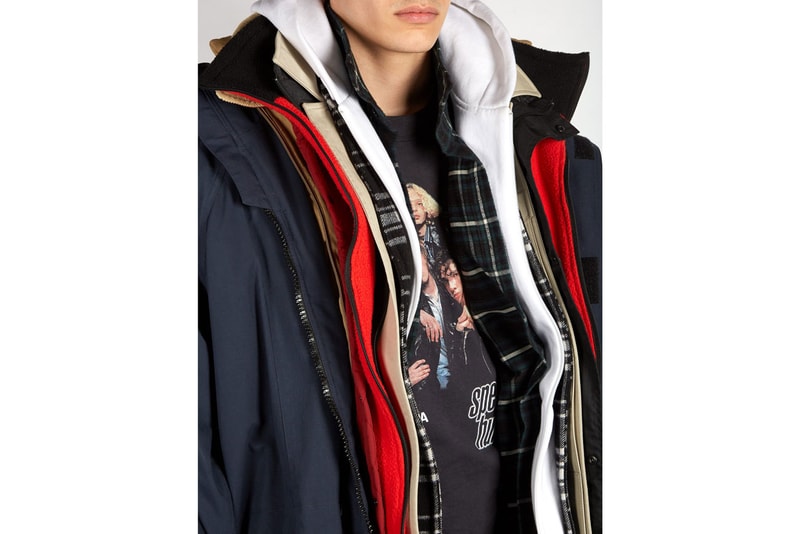 Balenciaga Oversized Layered Parka Coat seven fall winter 2018 ski influence inspiration demna gvasalia