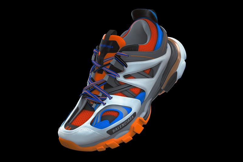 Balenciaga "Track" Fall/Winter 2018 Collection Fashion Clothing Available Cop Purchase Buy Pre-Order Time Slot Selfridges Runner Hiking Trail Dad Sneaker Oversized Chunky Hoodie T-shirt Socks