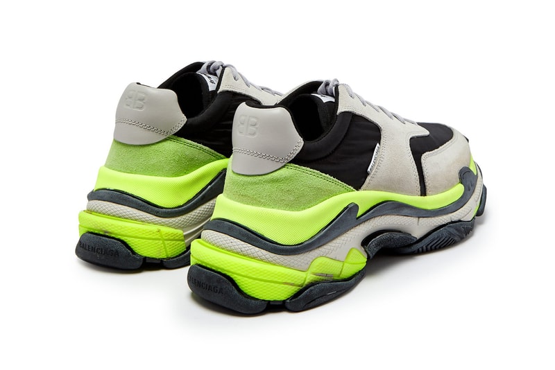 balenciaga tripla s grey volt black 2018 footwear august
