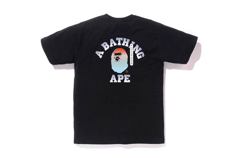 BAPE Kabuki College Tees black