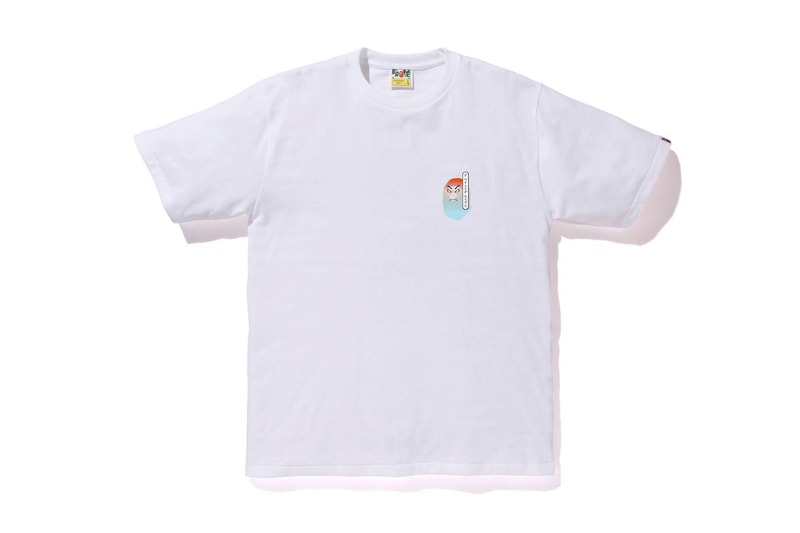 BAPE Kabuki College Tees white