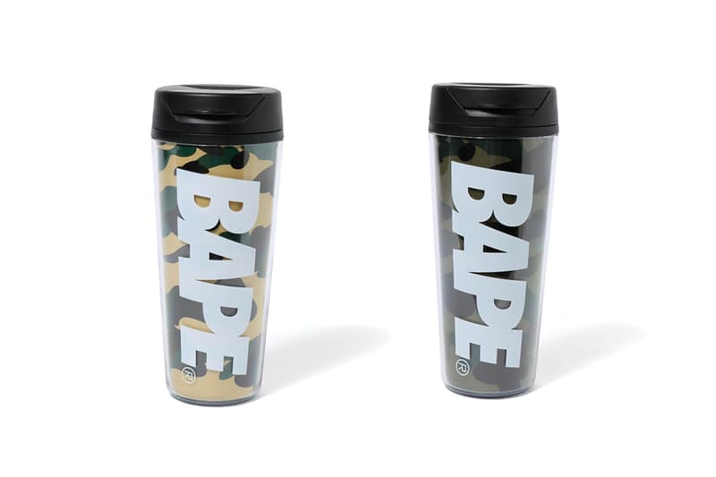 bape a bathing ape plastic travel mug