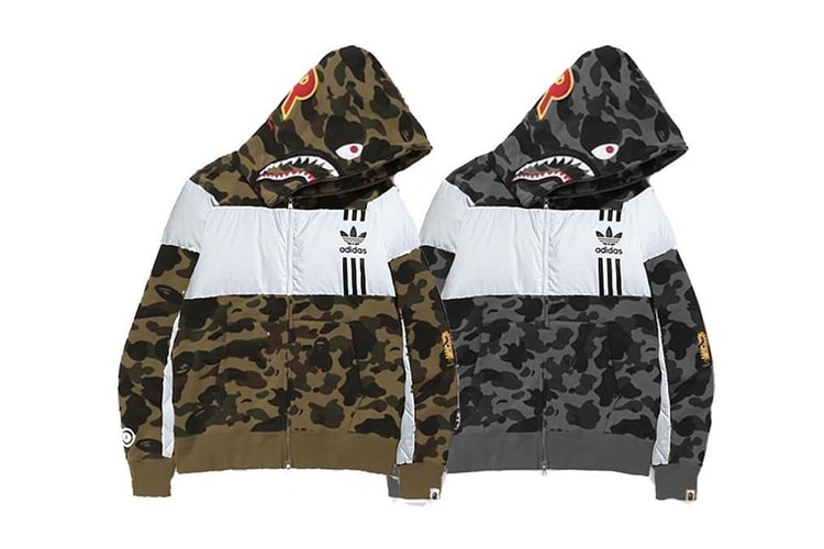 BAPE x adidas's Rumored 2019 Release Also Includes Shark Hoodies, Helmet & More