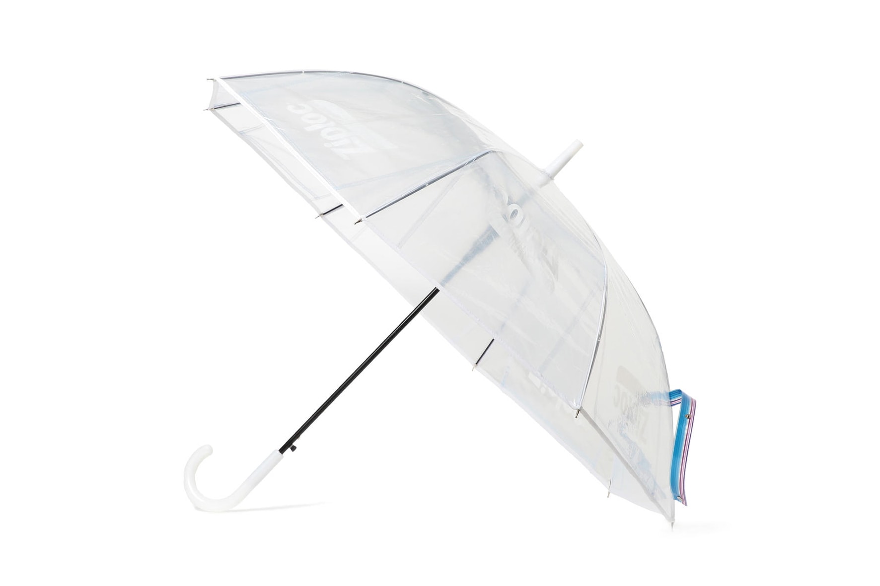 beams couture ray ziploc collaboration bags hats umbrella see through transparent plastic