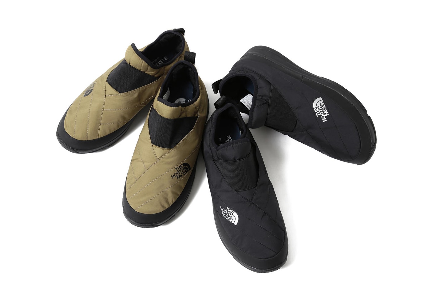 beams BEAMS The North Face Kimono Nuptse Shoes life store footwear slippers olive green black november 2018 drop release date collaboration insulated camp padded japan release date info buy purchase sale sell exclusive