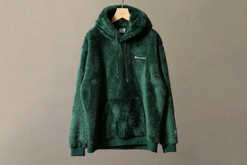 champion x beauty and youth sherpa hoodie