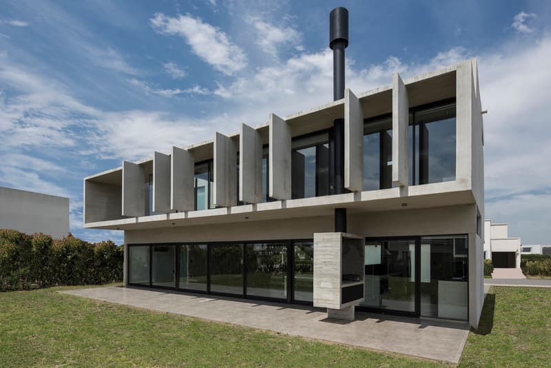 BLQ House Luciano Kruk Quilmes Argentina Architecture Modern Homes Houses Sleek Interior Exterior Garden