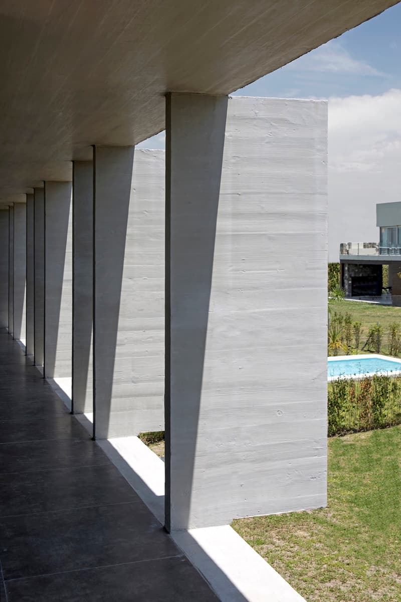 BLQ House Luciano Kruk Quilmes Argentina Architecture Modern Homes Houses Sleek Interior Exterior Garden