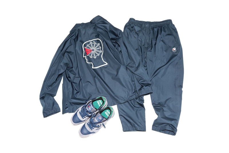 brain dead BEAMS reebok classic leather sneaker collaboration track suit jacket pants kimono noragi collarless japan exclusive september 1 2018 drop release date info buy purchase sale sell
