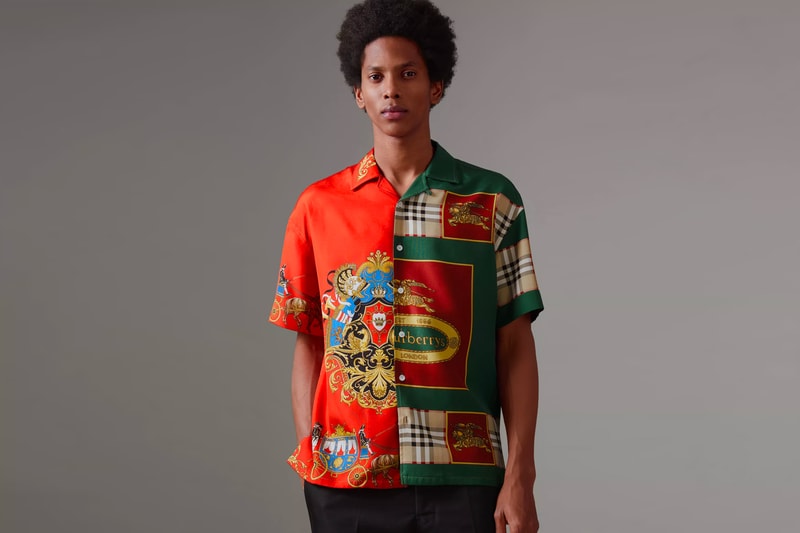 Burberry Archive Scarf Print Silk Shirt release info green red
