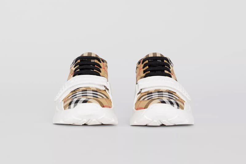 Burberry Vintage Check Cotton Sneakers white release price purchase online white footwear kicks