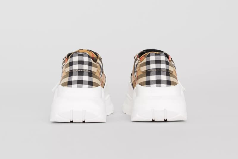 Burberry Vintage Check Cotton Sneakers white release price purchase online white footwear kicks