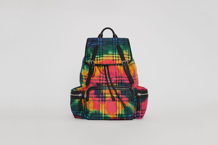 Burberry's Vintage Check Rucksack Gets Treated in Tie-Dye
