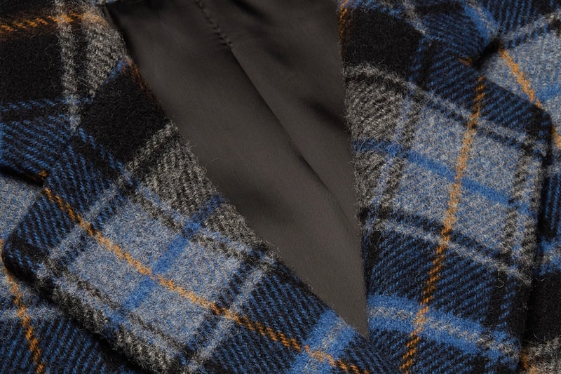 CALVIN KLEIN 205W39NYC Checked Wool Overcoat Pendleton Woolen Mills release info coat fall winter