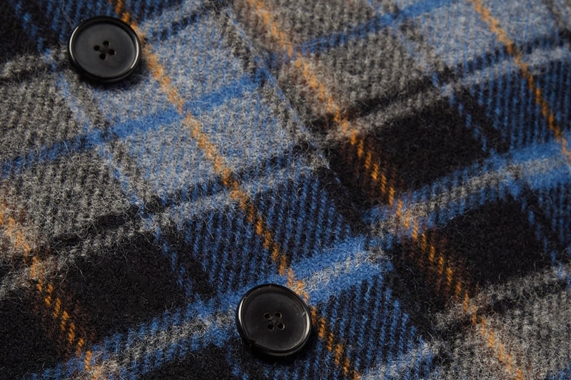 CALVIN KLEIN 205W39NYC Checked Wool Overcoat Pendleton Woolen Mills release info coat fall winter