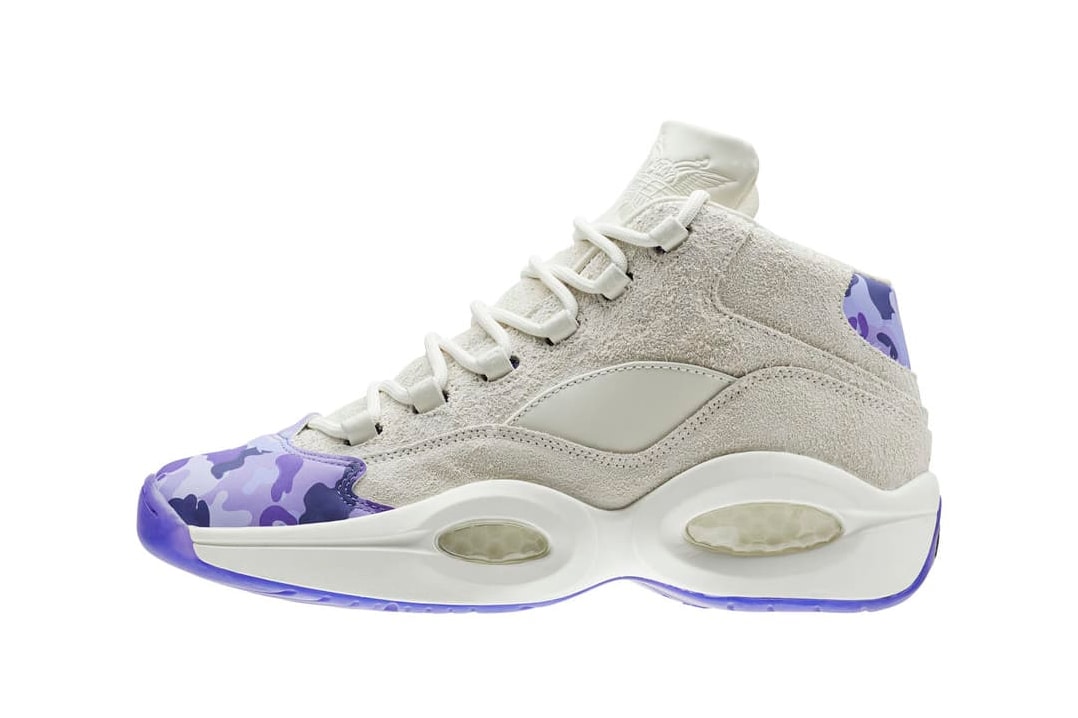 Cam'ron Reebok Question Dipset Purple Camo Colorway Release Date Shoes Sneakers Trainers Kicks