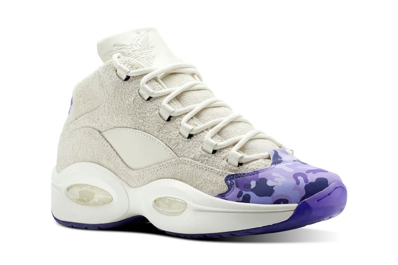 Cam'ron Reebok Question Dipset Purple Camo Colorway Release Date Shoes Sneakers Trainers Kicks