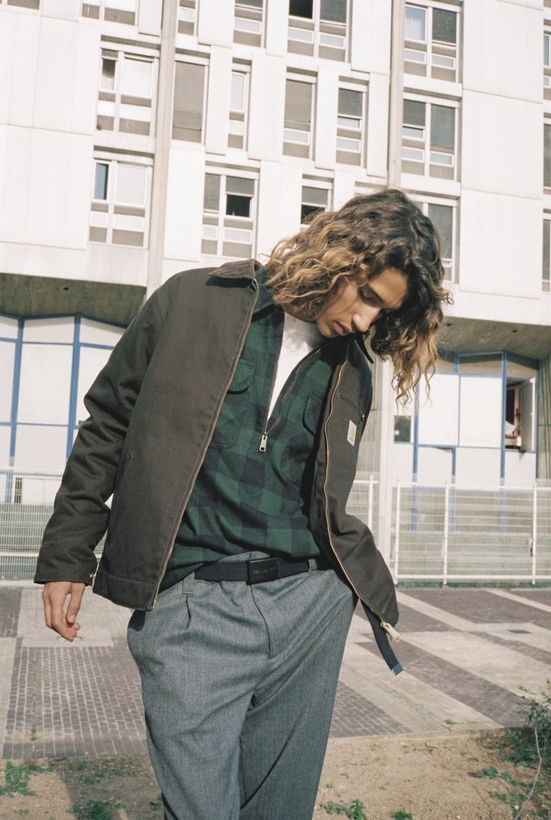 Carharrtt WIP Fall Winter 2018 Lookbook Collection outerwear puffer jacket hoodie shirt sweater knit jumper