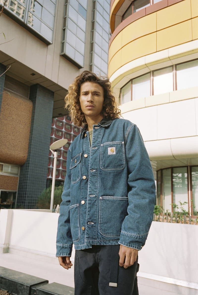 Carharrtt WIP Fall Winter 2018 Lookbook Collection outerwear puffer jacket hoodie shirt sweater knit jumper