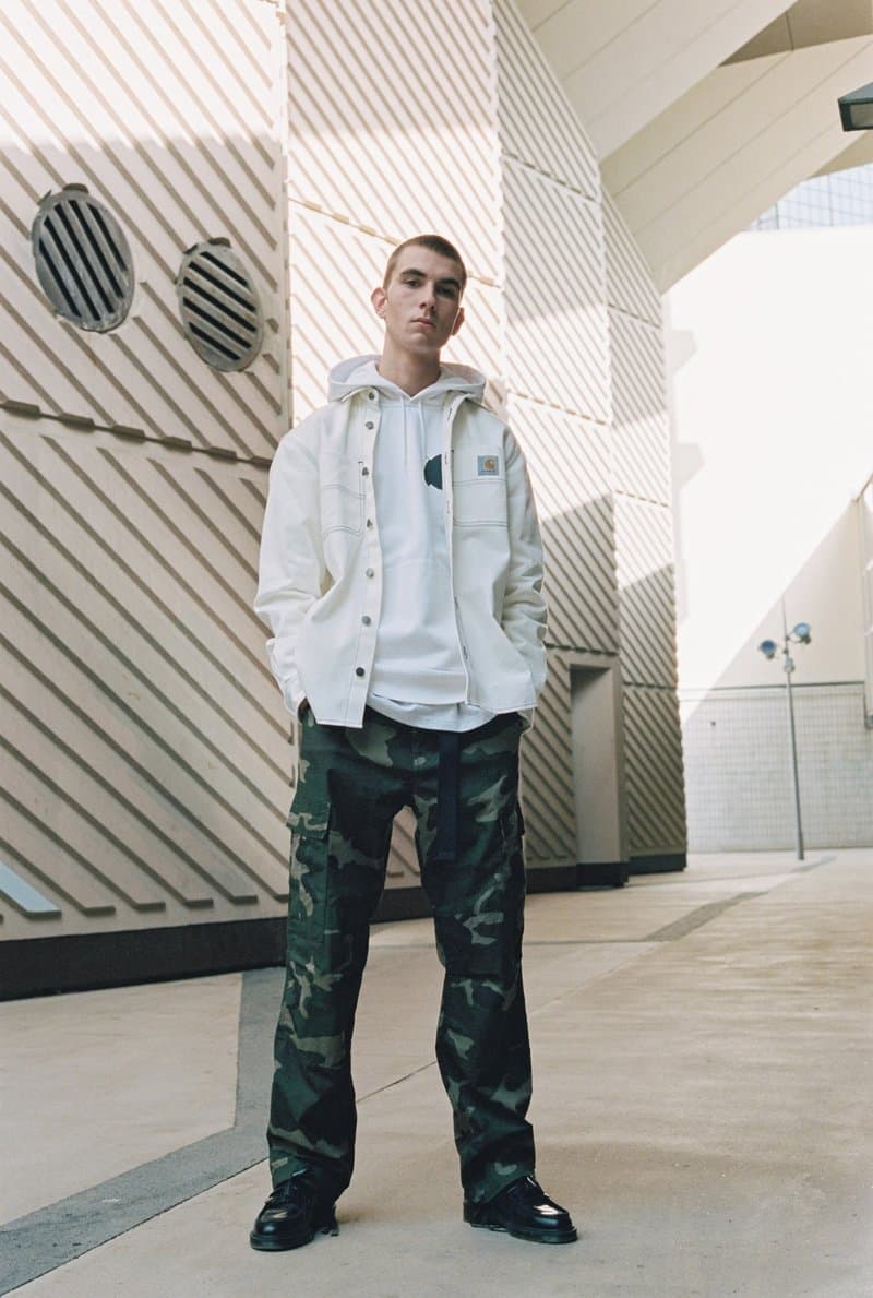 Carharrtt WIP Fall Winter 2018 Lookbook Collection outerwear puffer jacket hoodie shirt sweater knit jumper