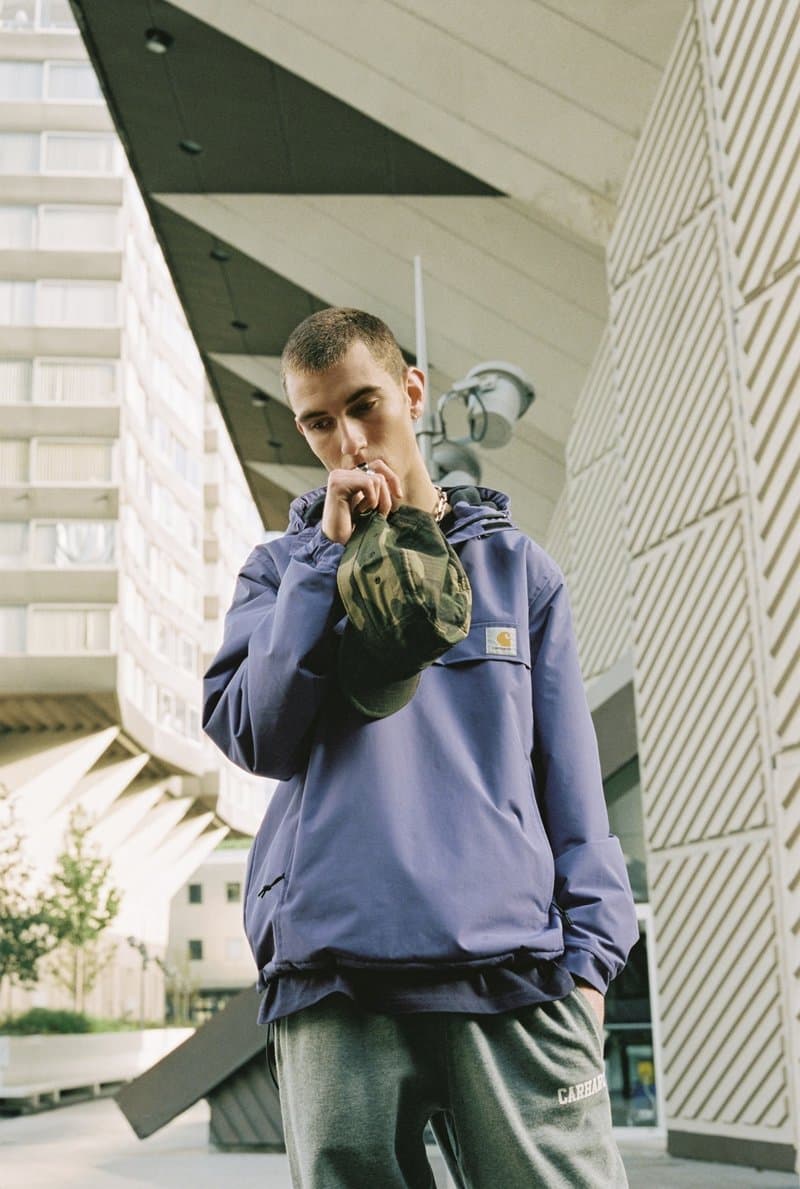 Carharrtt WIP Fall Winter 2018 Lookbook Collection outerwear puffer jacket hoodie shirt sweater knit jumper