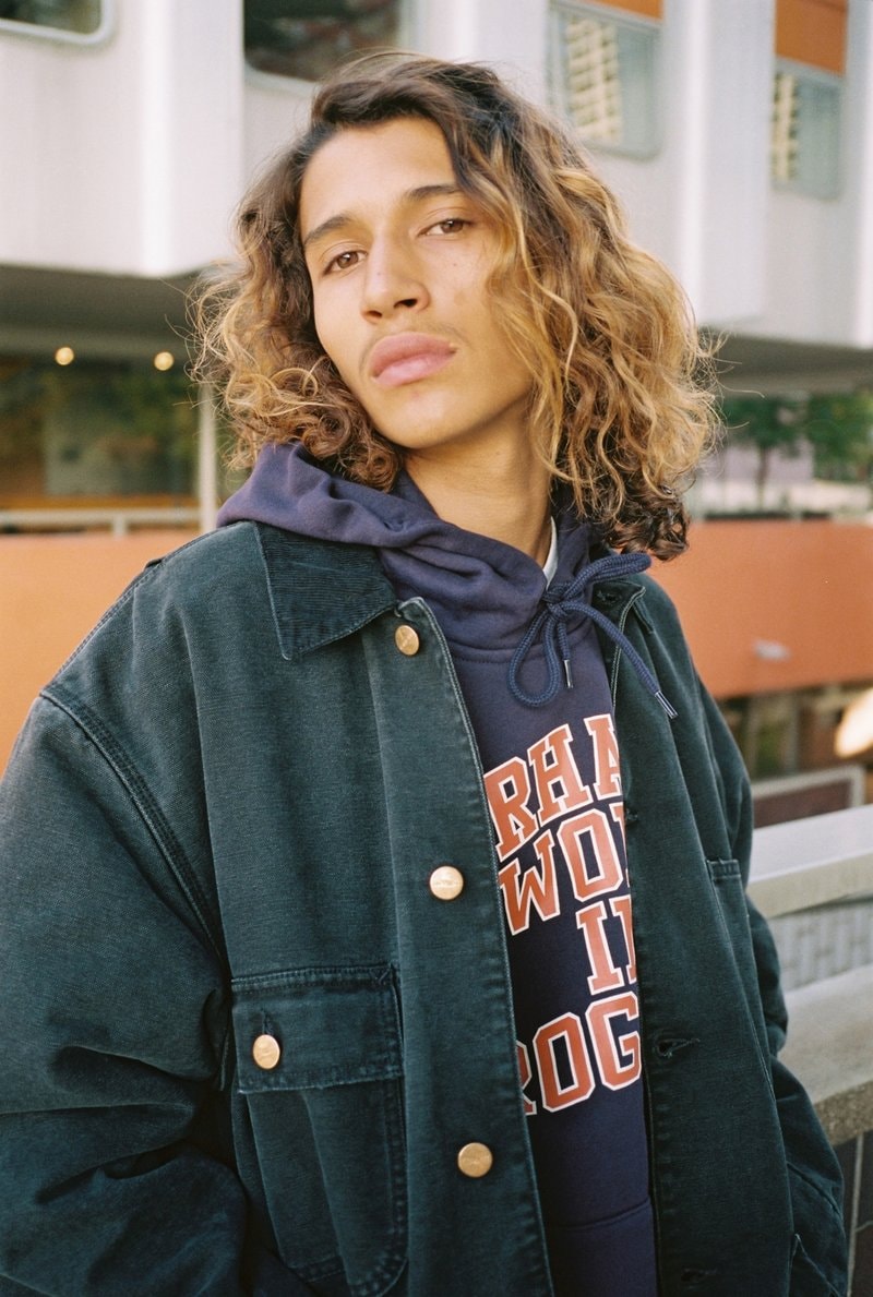 Carharrtt WIP Fall Winter 2018 Lookbook Collection outerwear puffer jacket hoodie shirt sweater knit jumper