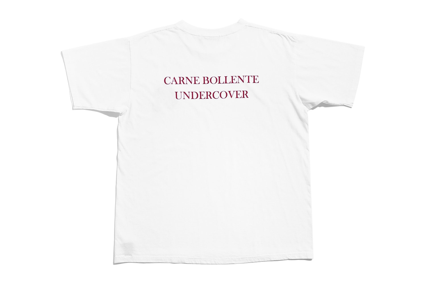 Undercover carne bollente collaboration collection sweater shirt tee tshirt hoodie coaches jacket branding embroidery paris japan madstore drop release date info august 25 2018 purchase sell sale green black white beige