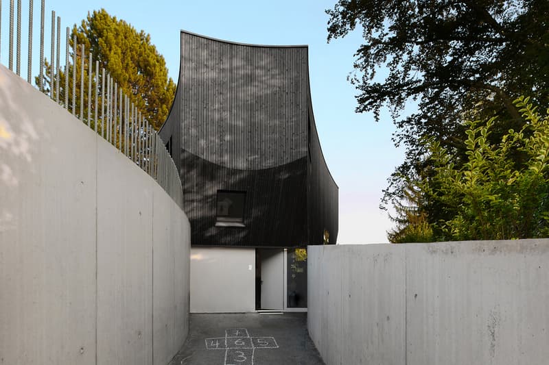 Casa Curved Daluz Gonzalez Architekten Basel Switzerland Modern Interior Exterior Wooden Design Garden Houses Homes Architect Architecture