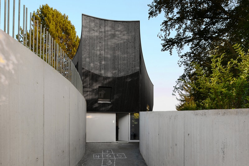 Casa Curved Daluz Gonzalez Architekten Basel Switzerland Modern Interior Exterior Wooden Design Garden Houses Homes Architect Architecture