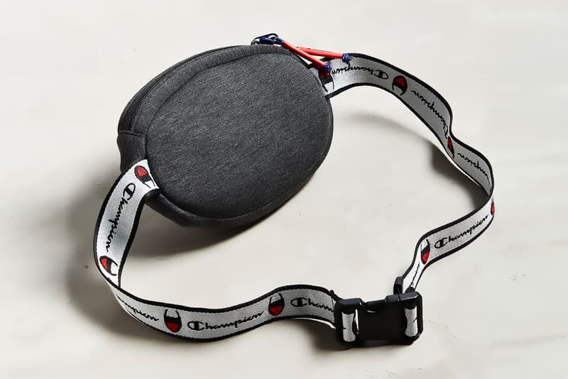 champion fanny pack side bags grey