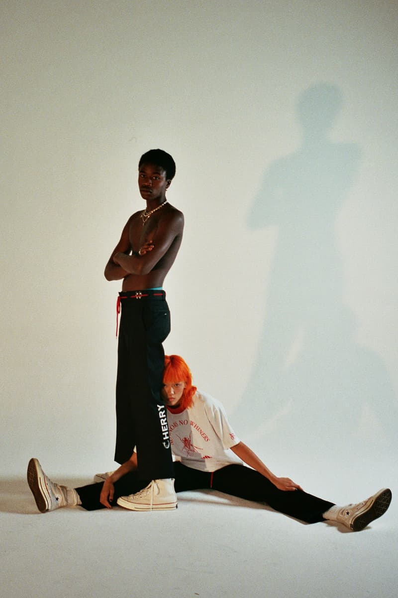 Cherry Los Angeles Dr. Woo Capsule release info hoodies T-shirts pants bags accessories black white