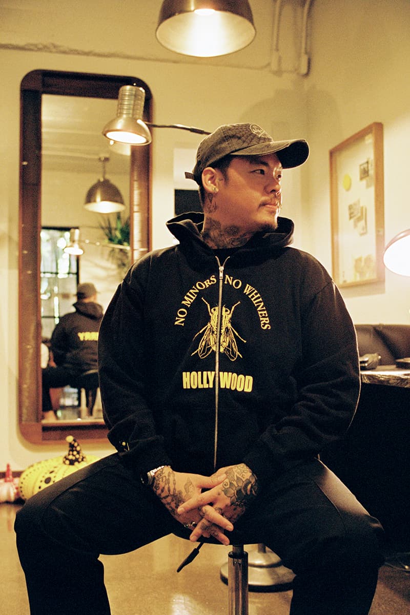 Cherry Los Angeles Dr. Woo Capsule release info hoodies T-shirts pants bags accessories black white