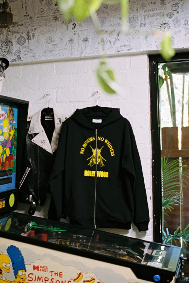 Cherry Los Angeles Dr. Woo Capsule release info hoodies T-shirts pants bags accessories black white