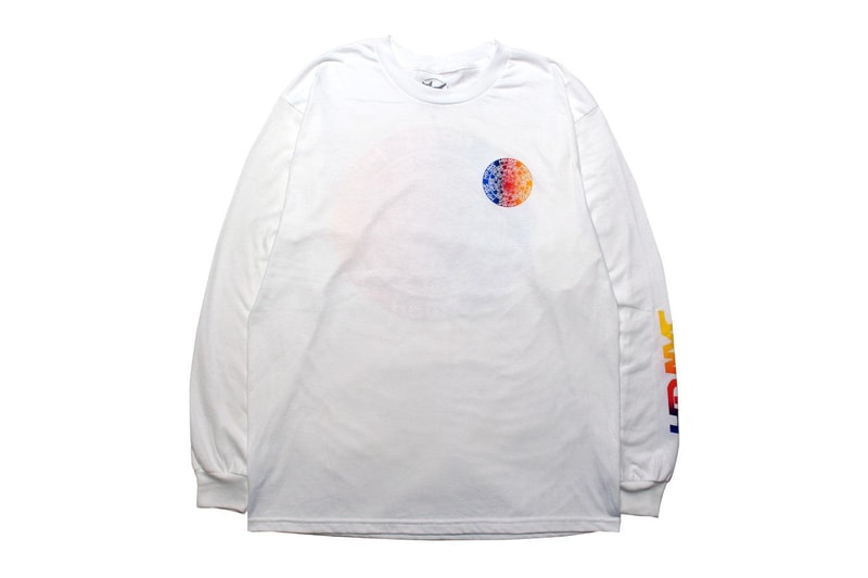 cny nyc peter sutherland maia ruth lee Domicile Tokyo new york tee shirt infinity winter ender collaboration exclusive black white dvd logo hd branding graphic rainbow print long sleeve