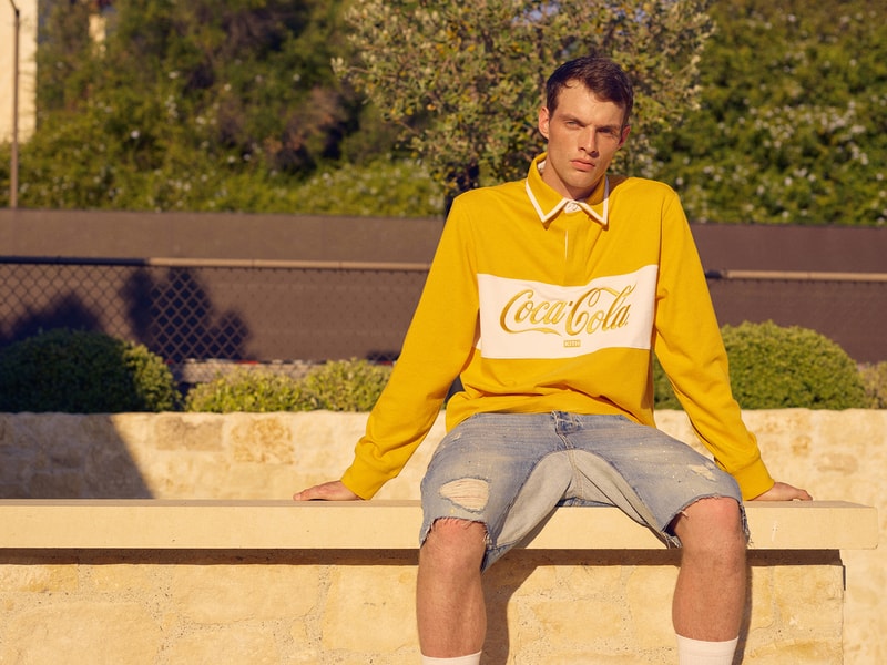 Coca Cola x KITH Summer 2018 Capsule Collection Ronnie Fieg Yellow Rugby Shirt Converse Chuck Taylors