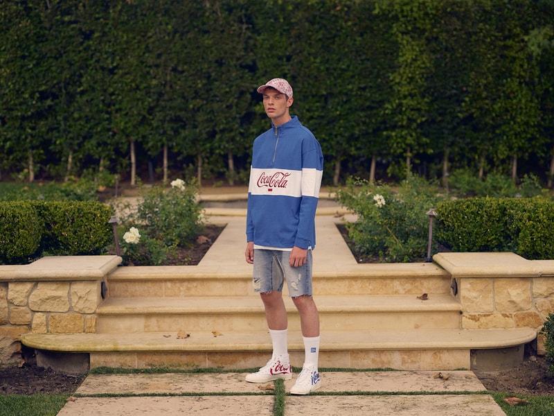 Coca Cola x KITH Summer 2018 Capsule Collection Ronnie Fieg Yellow Rugby Shirt Converse Chuck Taylors
