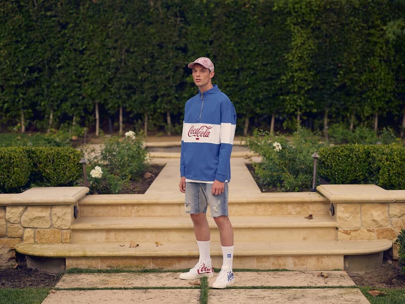 Coca Cola x KITH Summer 2018 Capsule Collection Ronnie Fieg Yellow Rugby Shirt Converse Chuck Taylors